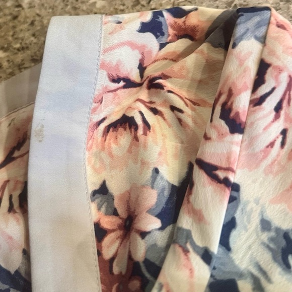 Vintage Floral Kimono with Fringe - Abercrombie & Fitch - Size OS ⭐🌺 - Picture 12 of 12